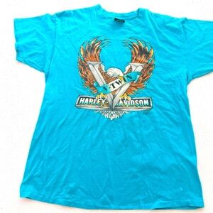 1990 Harley-Davidson 3D Emblem Tee Made in USA Single Stitch Vintage Biker XL